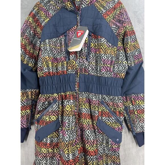 Free People Movement All Prepped Jacquard Ski Suit Size Xlarge Hooded - Picture 8 of 16